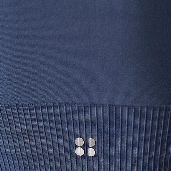 Women's Sweaty Betty Balance Seamless Bra, Size M - Navy Blue Nordic Blue - Picture 4 of 14